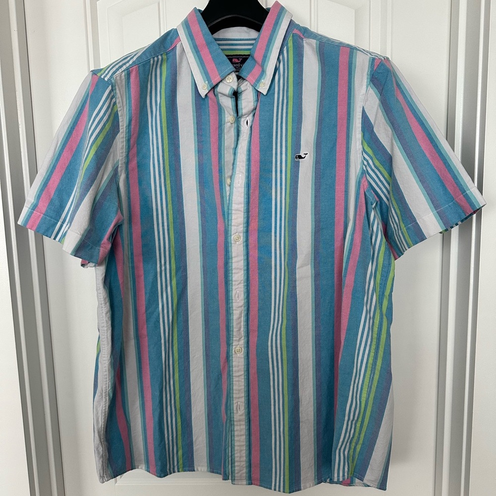 Vineyard Vines Men's Striped Button Down Shirt